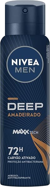 Antitranspirante Aerosol Deep Amadeirado Nivea Men