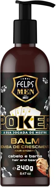 Balm para Barba e Cabelo Poker Felps Professionnel
