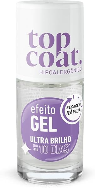Blant Top Coat Efeito Gel Incolor