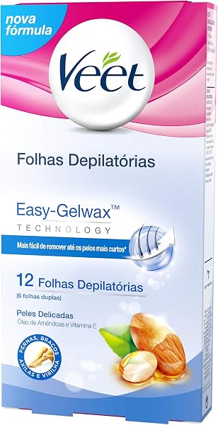 Cera Fria Veet para Peles Delicadas