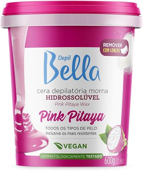 Cera Hidrossolúvel Pink Pitaya Depil Bella