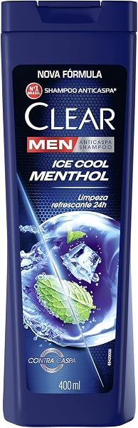 Clear Shampoo Men Anticaspa Ice Cool Menthol