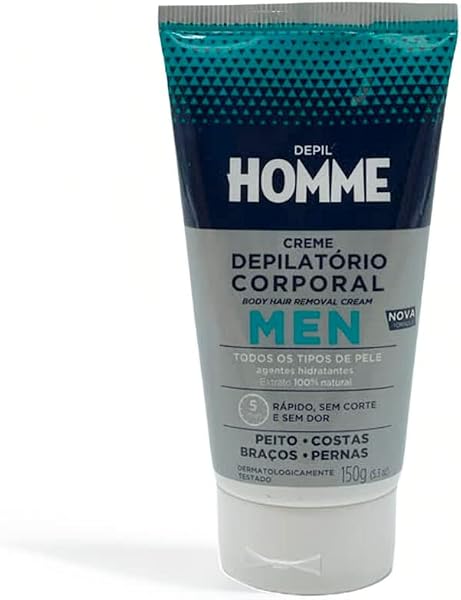 Creme Depil Homme Masculino