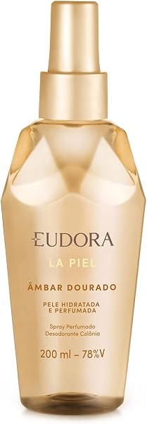 Desodorante Colônia La Piel Âmbar Dourado Eudora 200ml