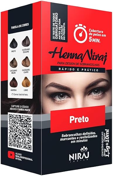 Henna Para Sobrancelhas Niraj