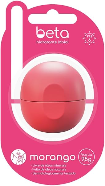 Hidratante Labial Morango Beta