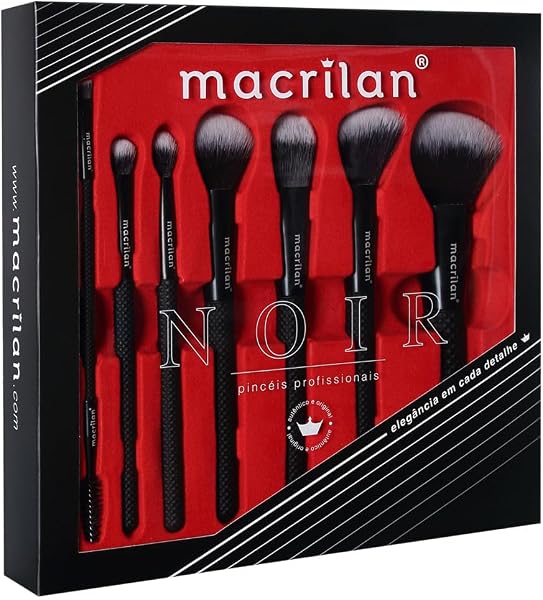 Kit com 7 Pincéis Macrilan