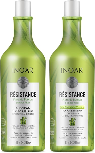 Kit Shampoo e Condicionador Résistance Fibra de Bambu Inoar