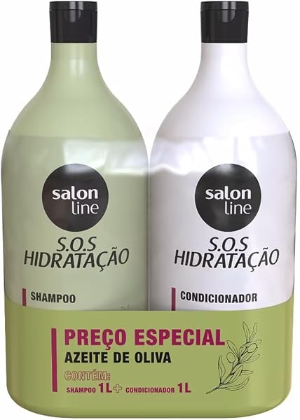 Kit Shampoo e Condicionador S.O.S. Hidratação Salon Line