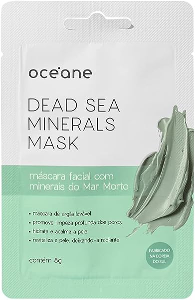 Máscara Facial com Minerais do Mar Morto Océane