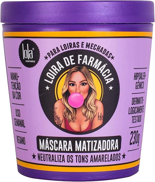 Máscara Matizadora Lola Cosmetics Loira de Farmácia