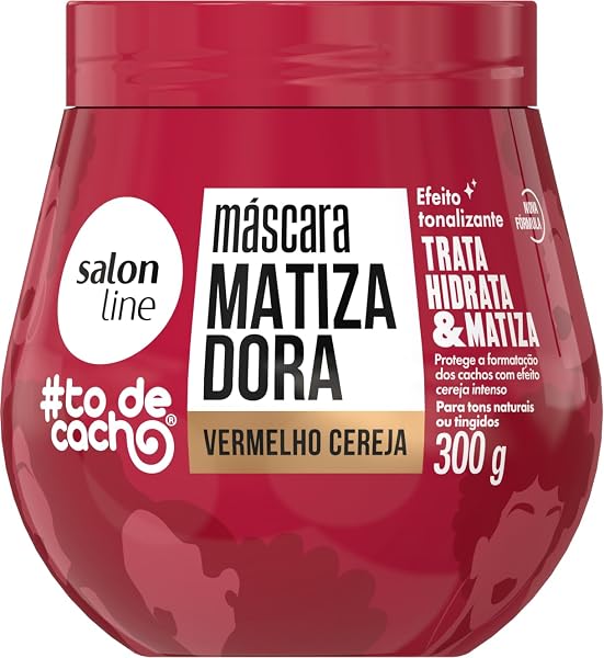 Máscara Matizadora Vermelho Cereja Salon Line