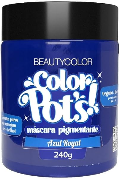 Máscara Pigmentante Color Pot's Azul Royal