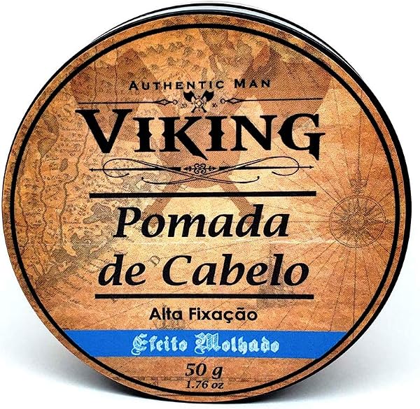 Pomada de Cabelo Efeito Molhado Viking