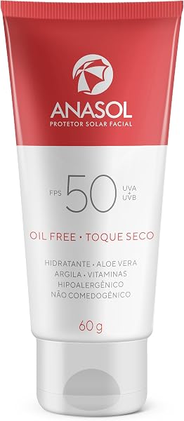 Protetor Solar Facial Anasol FPS 50