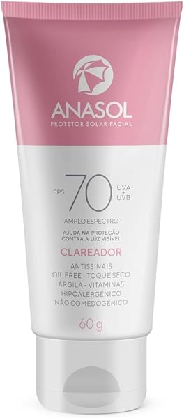 Protetor Solar Facial Anasol FPS 70
