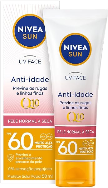 Protetor Solar Q10 Anti-Idade Nivea Sun FPS 60