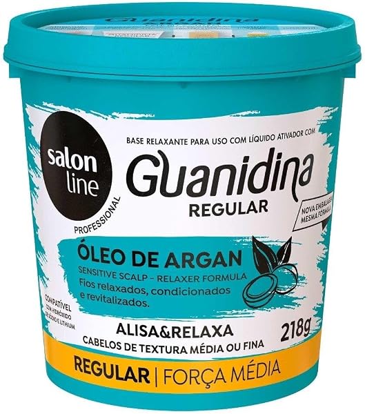 Salon Line Guanidina Óleo de Argan Alisa e Relaxa