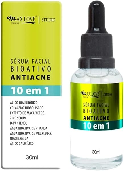Sérum Facial Bioativo Antiacne Max Love