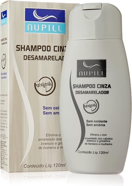Shampoo Cinza Desamarelador Nupill