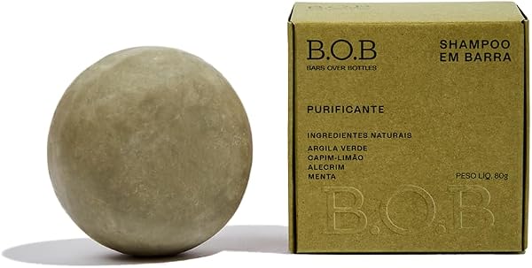 Shampoo em Barra Purificante B.O.B