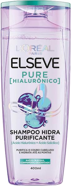 Shampoo L'Oréal Paris Elseve Pure Hialurônico