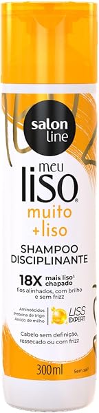 Shampoo Meu Liso Muito+Liso Salon Line