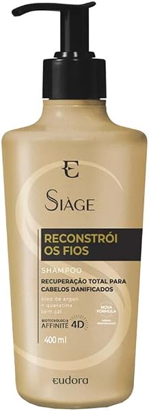 Shampoo Siàge Reconstrói os Fios