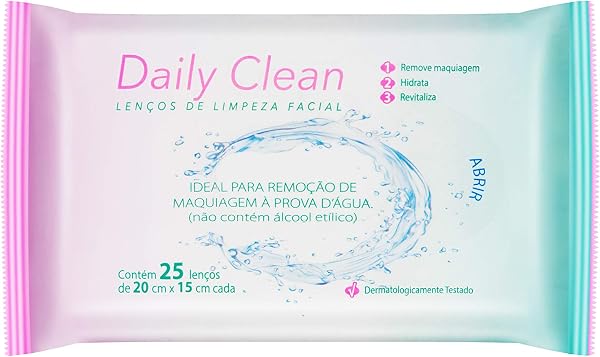 Toalhas Umedecidas Facial Daily Clean