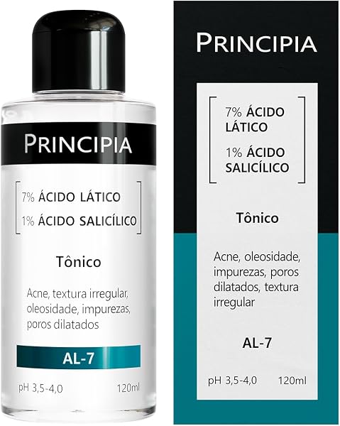Tônico Principia 7% Ácido Lático + 1% Ácido Salicílico